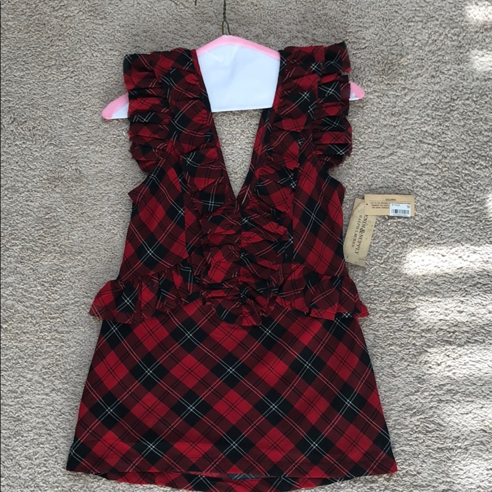 Ralph Lauren Denim and Supply Plaid Blouse